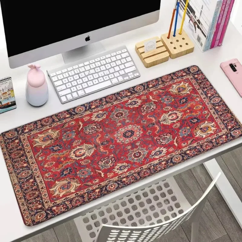 Retro Persian carpet mouse pad XXL rubber non-slip game pad washable office entertainment Extended thick pad multiple models