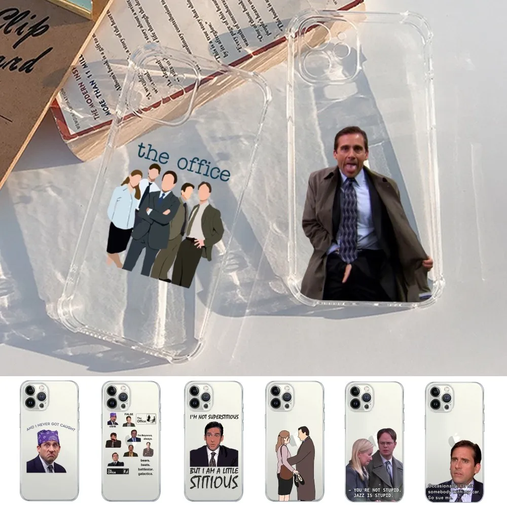 Michael Scott The Office Phone Case For iPhone 16 15 14 13 12 11 Pro Max Mini X Xs XR 15 16 Plus Soft Silicone bumper Case