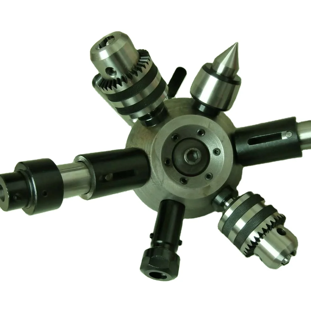 Indexing Tailstock for Lathe Machine Precision Angle Setting 1 Degree Indexing 24 Position Dial Gauge Tool