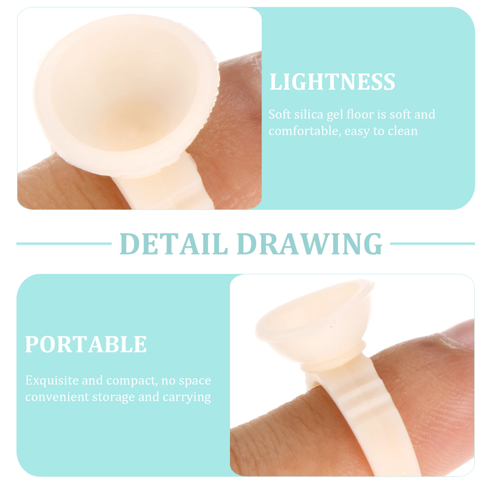 

200 Pcs Color Cup Glue Cups Eyelash Extensions Microblading Pigment Holder Professional Lash Tool Kit Beauty Salon Makeup