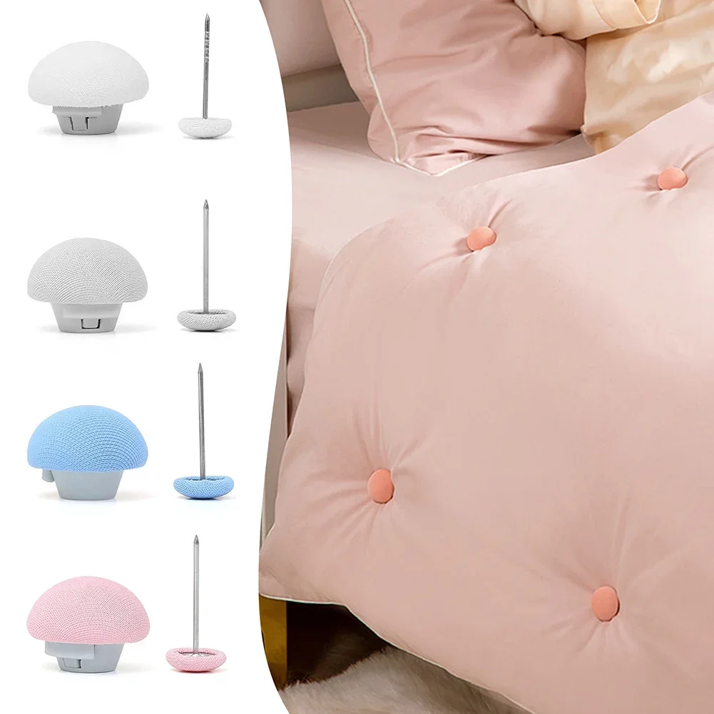 20pcs Bedsheet Quilt Clip Set Round Shaped Quilt Holder One Button Unlock Duvet Cover Fastener Clip  Blankets Bed Sheets