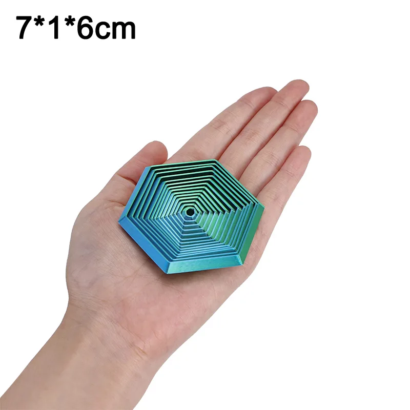 Drukowany w 3D sześciokątny spinner na palec, zabawka antystresowa do dekompresji, prezent