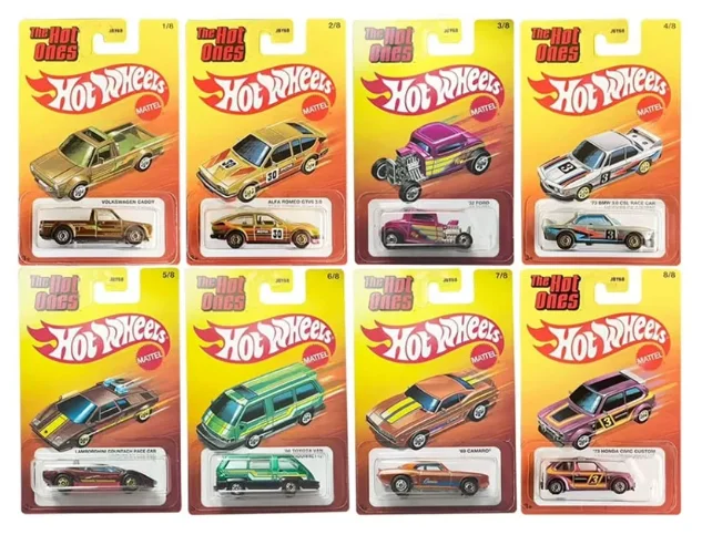 Hot Wheels 2026 The Hot Ones Retro 1:64 Car Model Bmw Ford