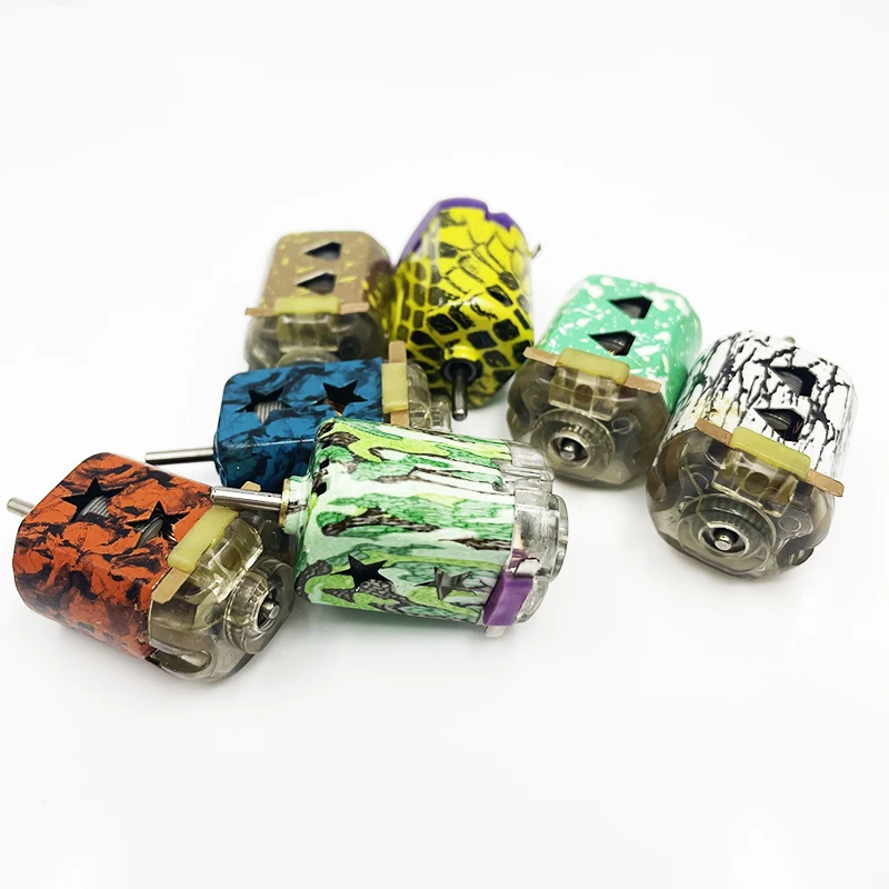 130 Mini DC Motor 3V 3.7V Ultra-high Speed 3V 75000RPM Engine Strong Magnetism with Cooling Hole DIY RC Toy 4WD Slot Racing Car