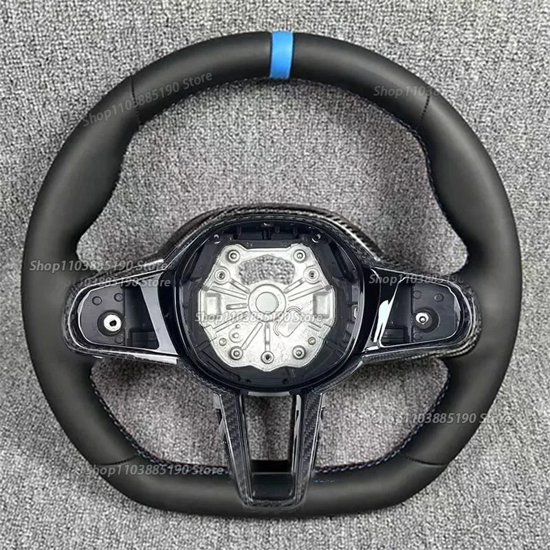 

Full Leather Steering Sheel For BMW G30 G20 G31 G01 G02 G07 G22 G23 G26 G28 G29 G80 G82 G87 F87 F90 M340i I3 I4 M2 M3 Customized