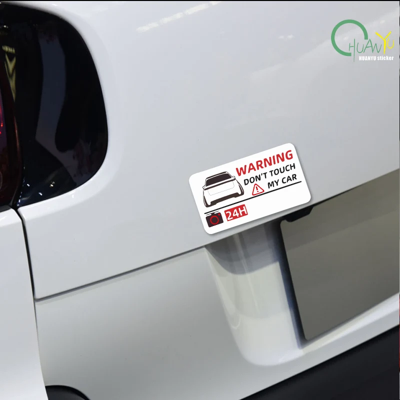 Anti-theft warning reflective sticker for electric vehicles; car and motorcycle personal decoration decal