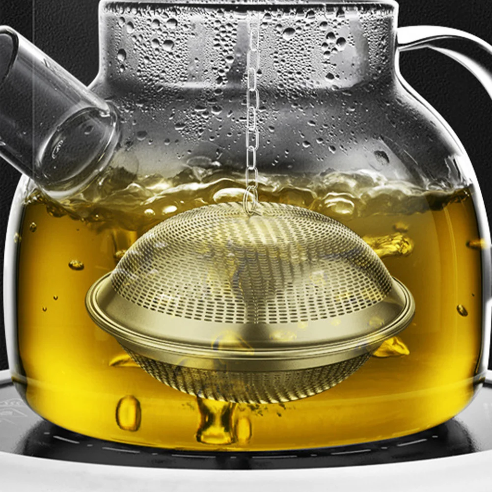 

Tea Infuser Stainless Steel Spice Filter Strainer for Pot Stewed Soup Seasoning Basket Efficient Tea Infuser