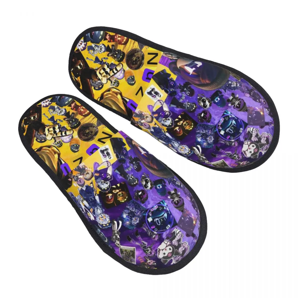 Custom M-Murder Drones Nuzi Memory Foam Slippers Women Comfy Warm House Slippers