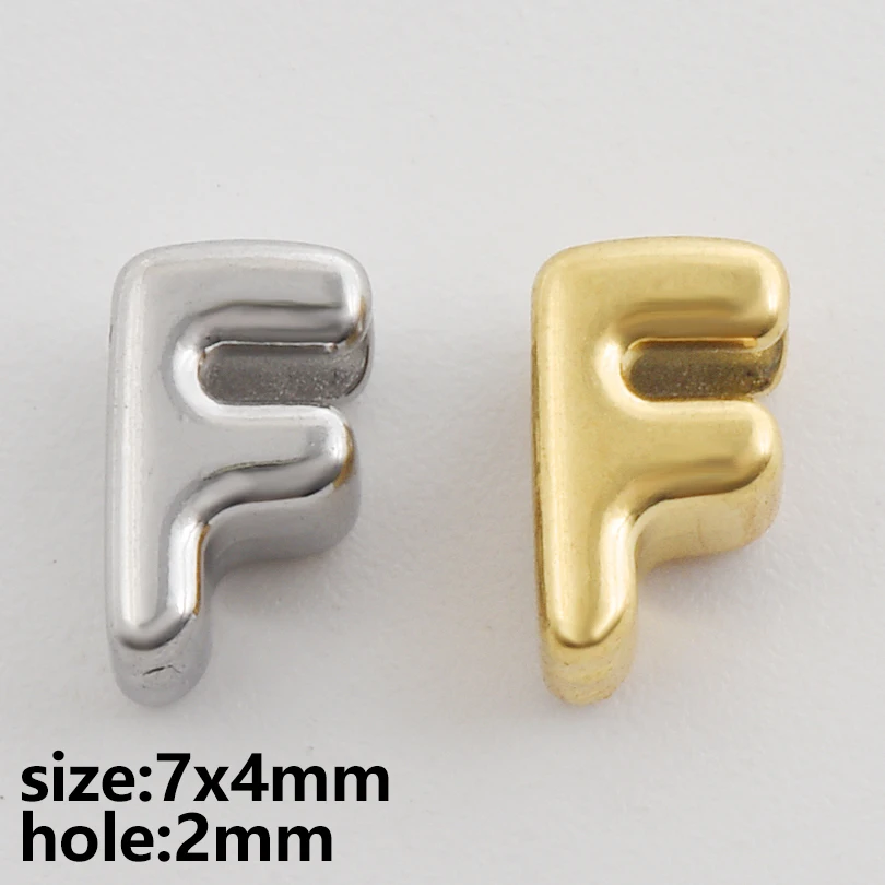 8-26 teile/los Exquisite Kompakte Edelstahl 26 Buchstaben A-Z Charm Anhänger Schmuck Machen Handwerk Diy Halskette Armband Zubehör – Detail 7
