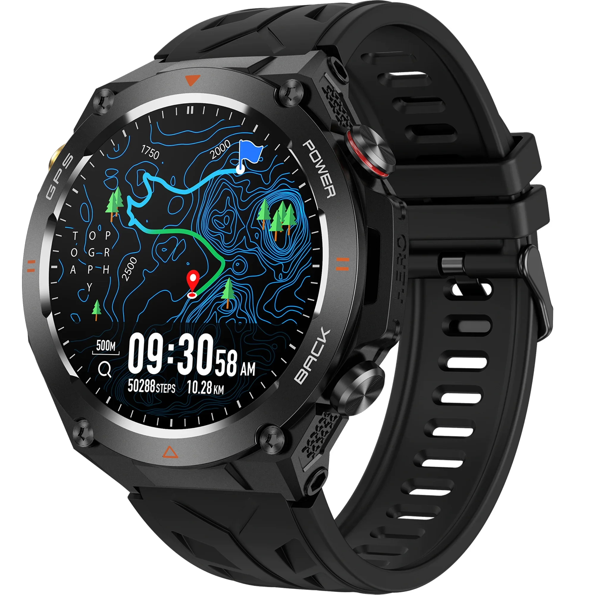 VALDUS 1.45 Inch Screen Compass Function 1ATM Waterproof Smartwatch Support Blood Oxygen Sleep Monitoring KC82 Smart Watch