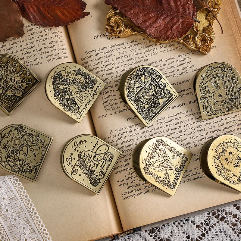 8 styles 1 pc Metal clip long tail clip European vintage ledger clip bill clip Scrapbooking Material handmade Diary Album