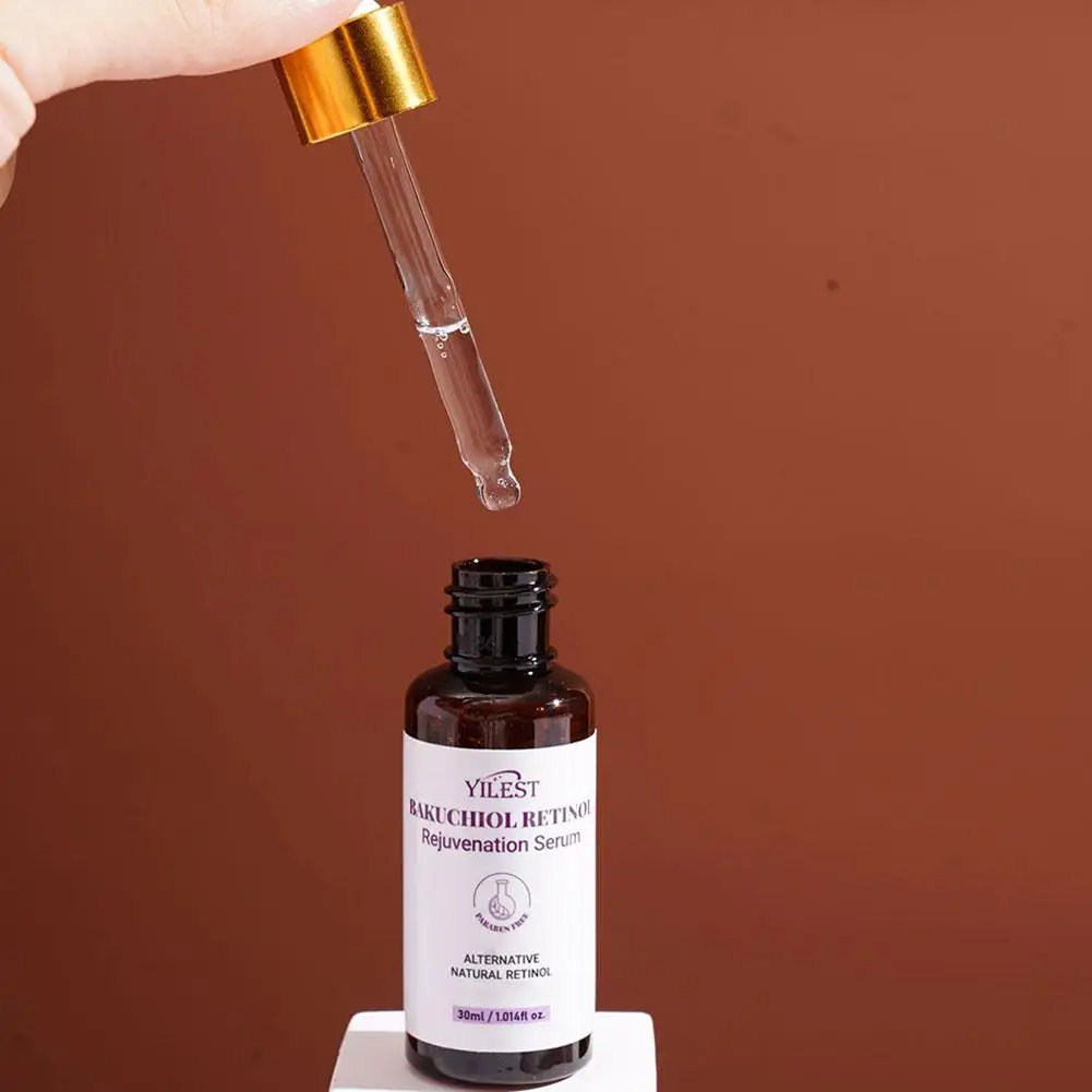 Bakuchiol retinol rejuvenescedor soro para rosto minimizar rugas retinol & vitamina soro facial coreano pele endurecimento cuidados com a pele q6g3