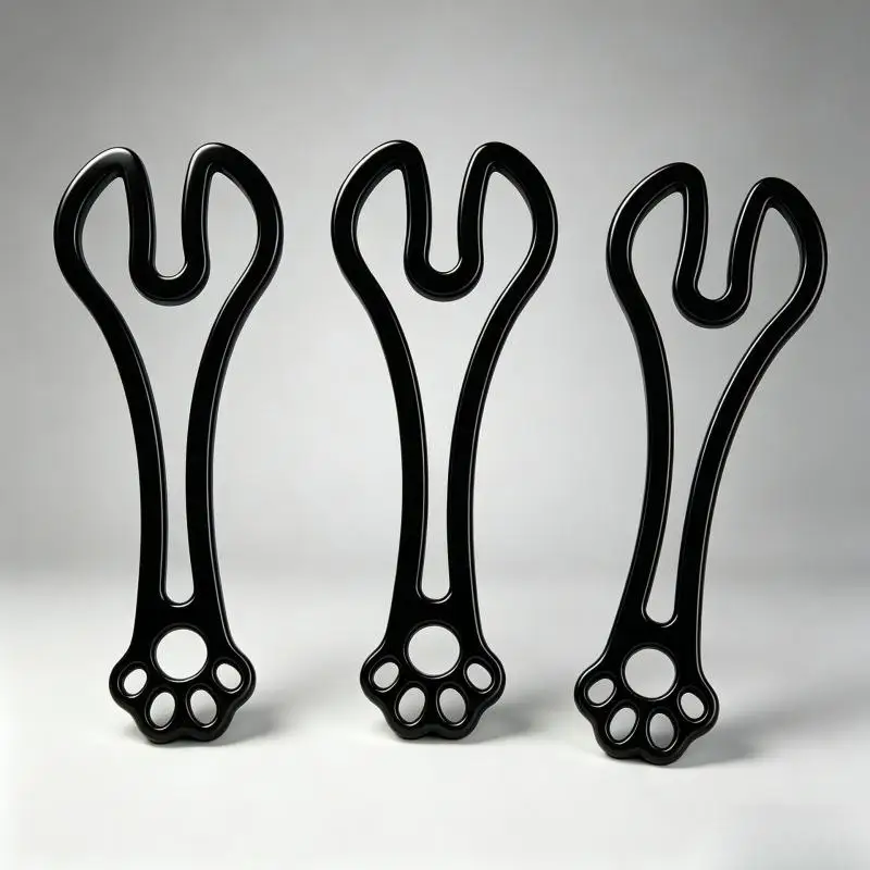 3PCs Cat Paw Shopping Cart Token Keychain Supermarket Cart Unlocking Tool Plastic 3D Printed Portable, Reusable, Convenient Life