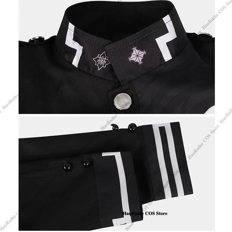 Tsukumo Kako Sizuhara Hiruko conjunto de vestido de abrigo para mujer, traje de disfraz de Cosplay, traje de Halloween de la última Academia de Defensa