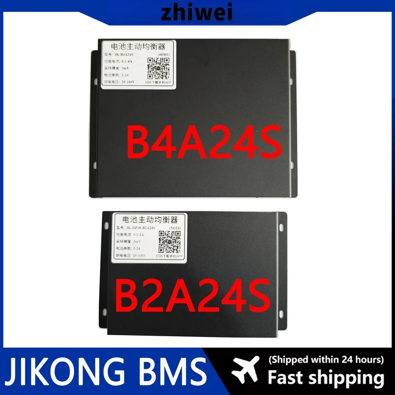

Jikong JK B4A24S Smart BMS | 4S-24S LiFePO4/LTO, 2A-10A Active Balance & BT App for Solar/EV/Industrial IoT