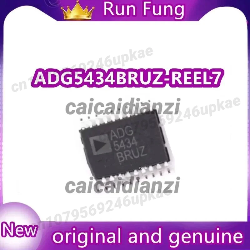 

ADG5434BRUZ-REEL7 ADG5434BRUZ 4-канальный ИС-переключатель 2:1 14 Ом 20-TSSOP 5 шт./лот Новый Оригинал