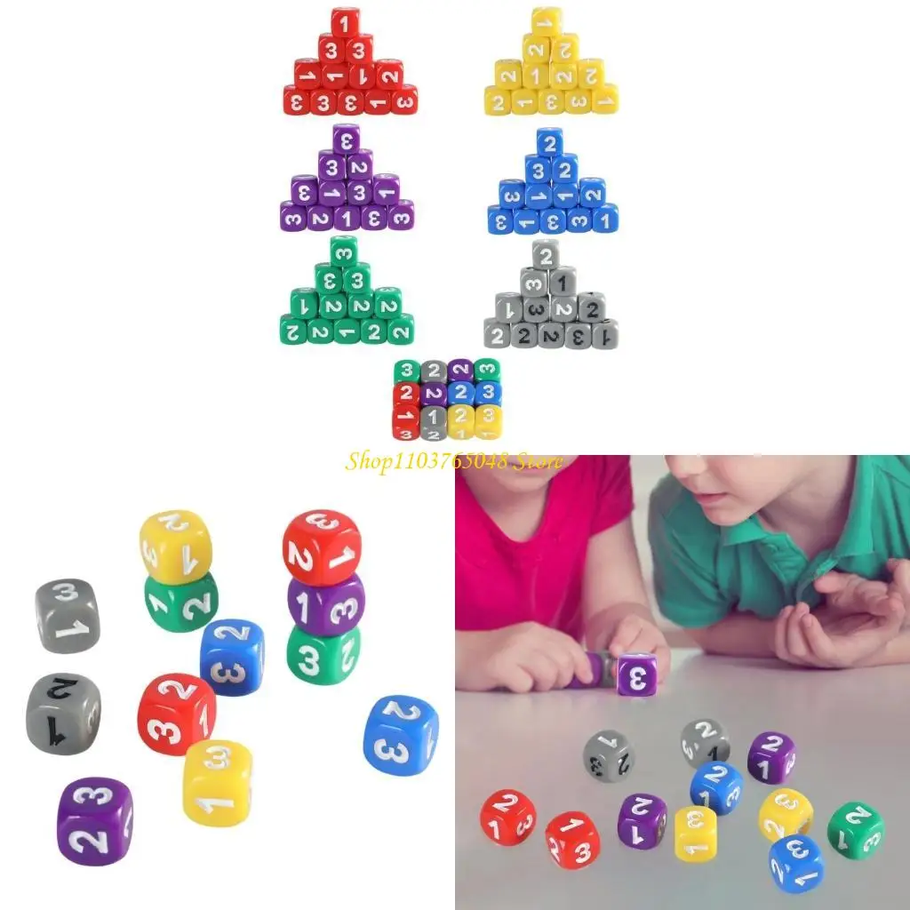 

Игровые пьесы R53E округлый блок математическая обучение обучающие игрушечные игрушки маленькие красочные акриловые кубики с