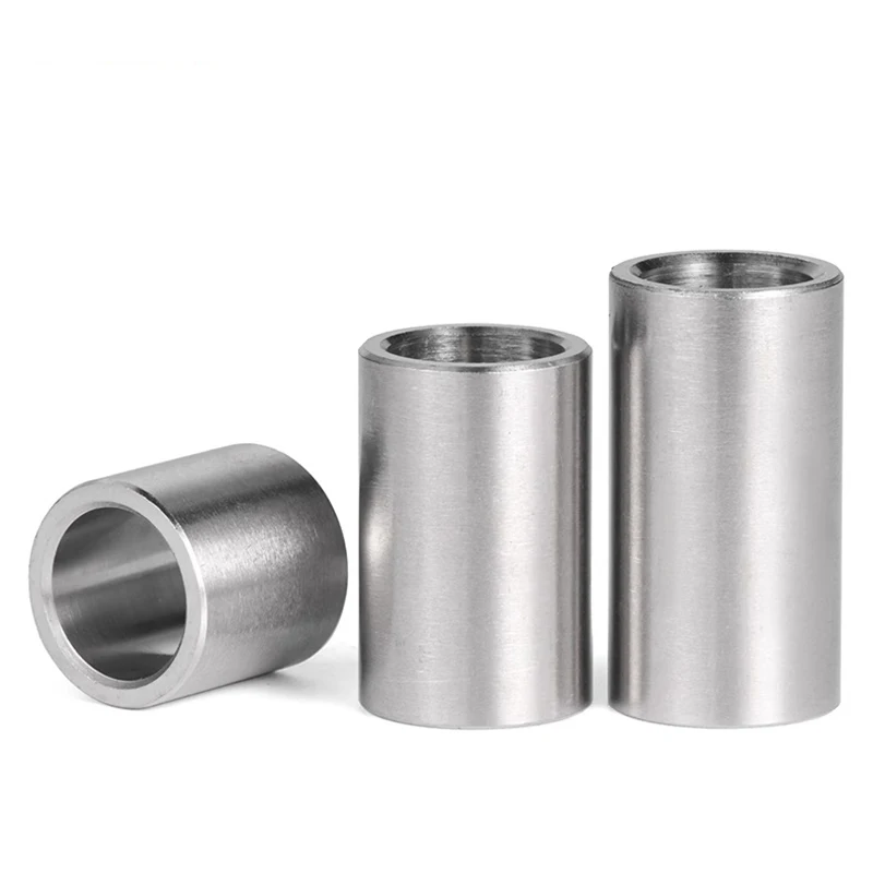 1-5 pces m15 m16 m17 m18 m20 304 bucha de aço inoxidável arruela junta não rosqueada redonda oca impasse espaçador manga od 17-30mm