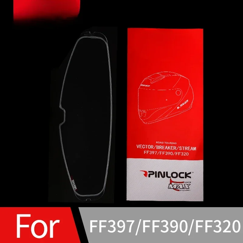 Оригинальный козырек для мотоциклетного шлема LS2 FF397, прозрачный противотуманный патч Pinlock, подходит для LS2 FF390, выключатель, линза для шлема, противотуманная