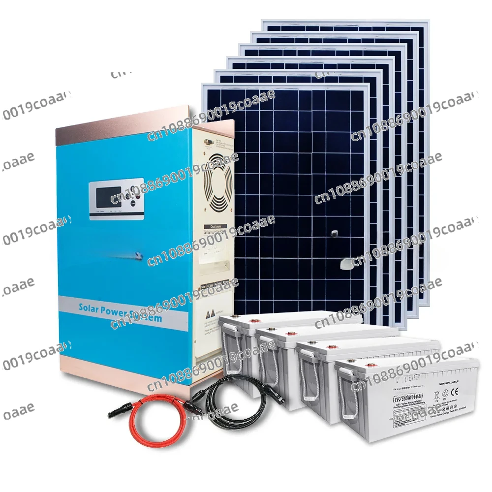 1KW 1.5KW 3KW Hybrid Pure Sine Inverter with Charging Controller Integrated Off Grid Solar Energy