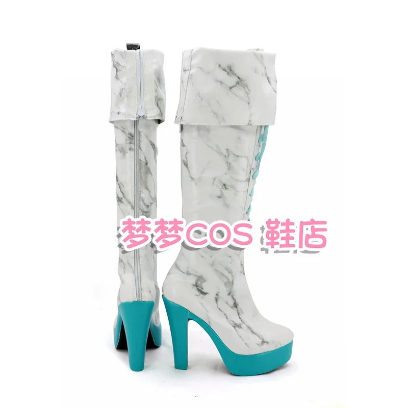 2025 11 Miku Karune SHI-E Ca Prisoner أنيمي لعبة أحذية الكالسيوم Shiie تأثيري هالوين أحذية عالية الكعب