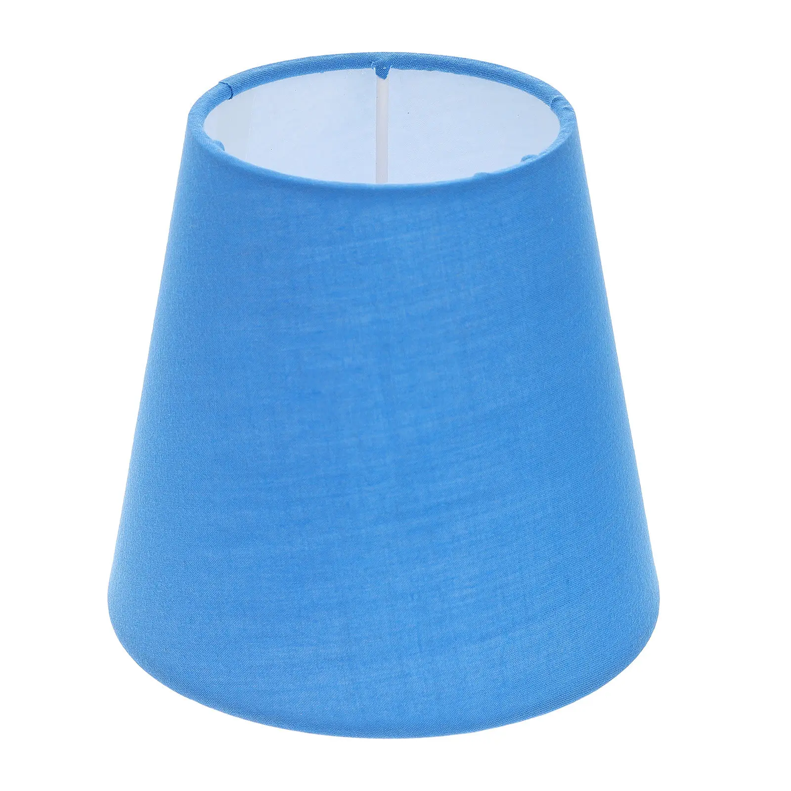 

Macaron Blue Hanging Lamp Shade Fabric Cover Household Ceiling Lamp Shade Soft Light Protection Chandelier Lampshade
