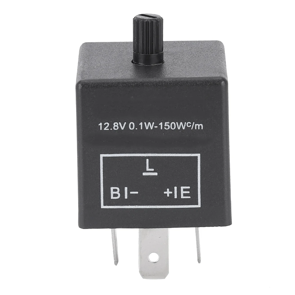 Car Flasher Relay CF14KT  3 Pins 12.8V 0.1W-150W  LED Turn Light Flasher Flash Relay for Car