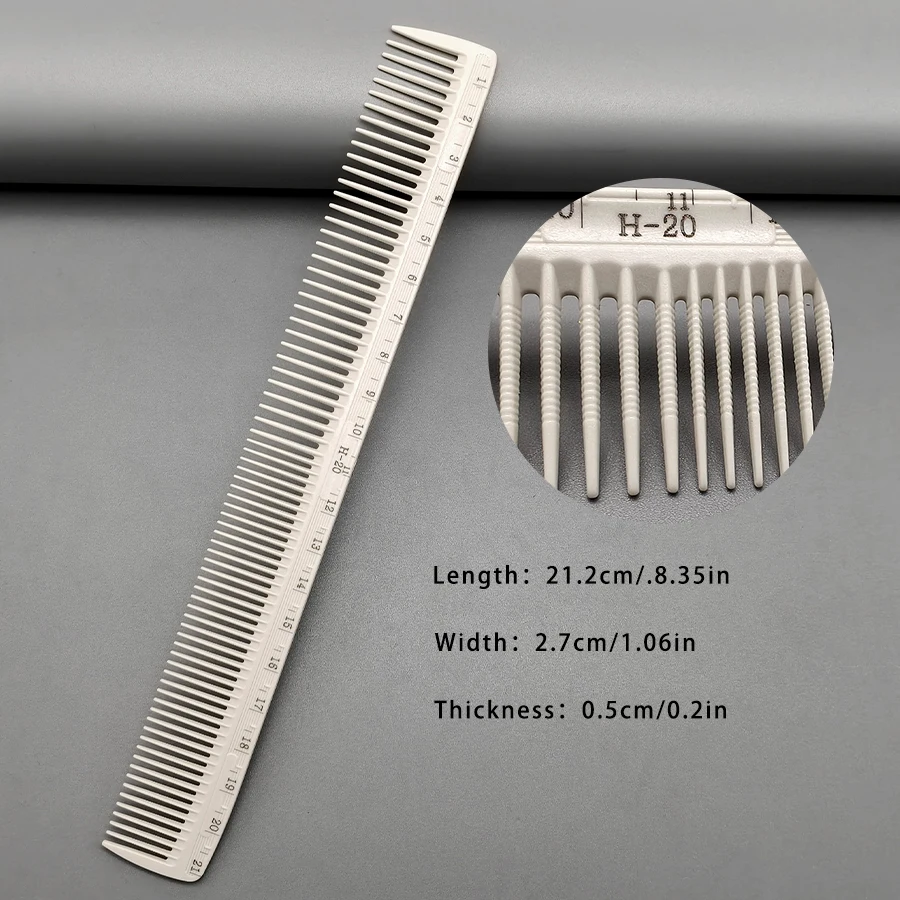 Seven-Piece Comb Set, Professional Hairdressing Combs, Essential Hair Cutting Comb Set for Salon Stylists, a Set of Combs to Enhance All Hairstyles, Combs for Men's Hair/Women's Hair/Tail Hair/Oil Hair Styles