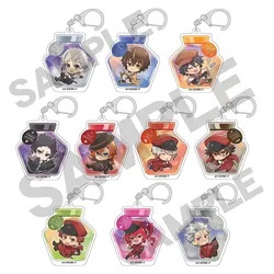 Game Nakajima Atsushi Dazai Osamu Izumi Kyouka Ryunosuke Akutagawa Nakahara Chuya Acrylic Keychain Doll Anime Keyring for Gift