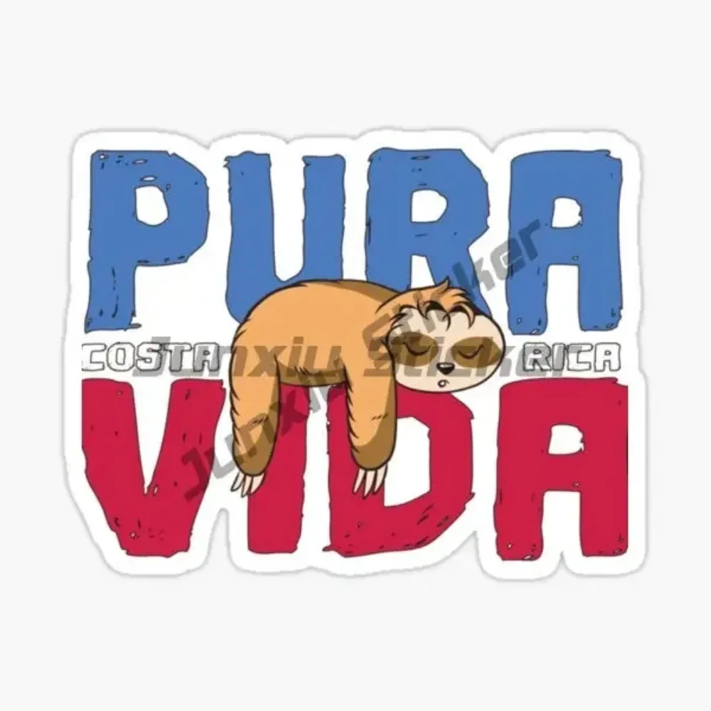 

Pura Vida Scenery Creative Sticker Motorcycle Laptop Wall Window Truck Car Moto Room Glass Bicycle Van Helmet Decal