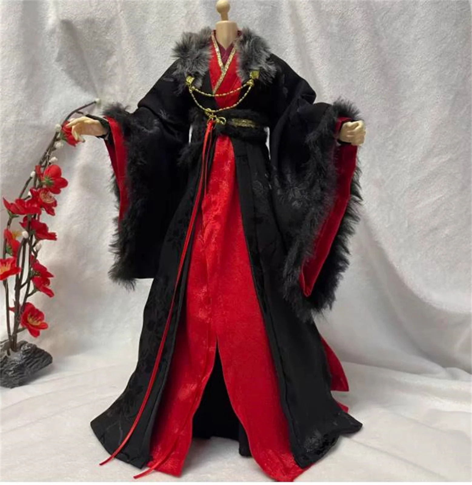 1/6 männer Hanfu Chinesischen Alten Anzug Hanfu Kleid Mann Kleidung Outfit/hemd Kleidung Mantel Modell für 12 zoll action Figur Spielzeug