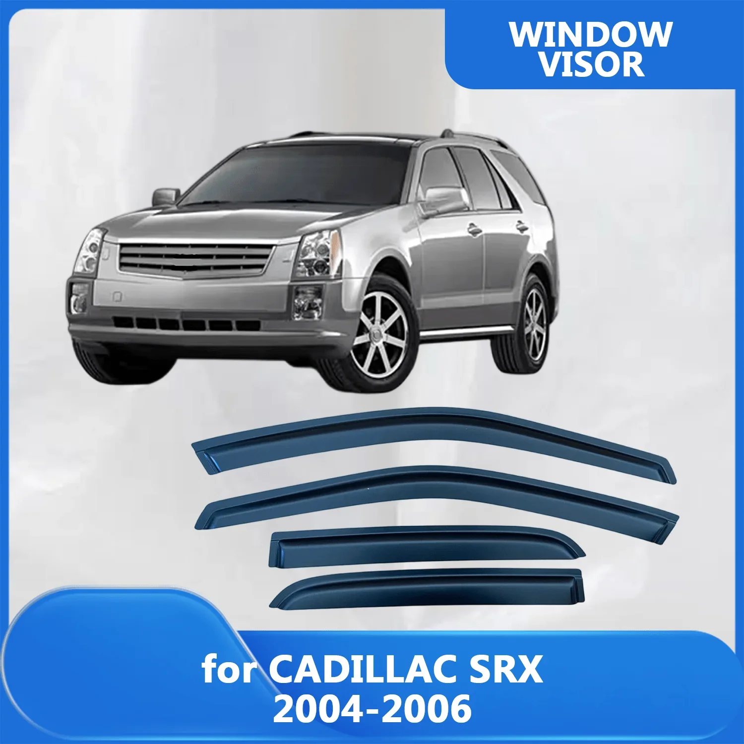 

Window Visor for CADILLAC SRX 2004 2005 2006 Weathershied Door Side Window Wind Sun Rain Guards