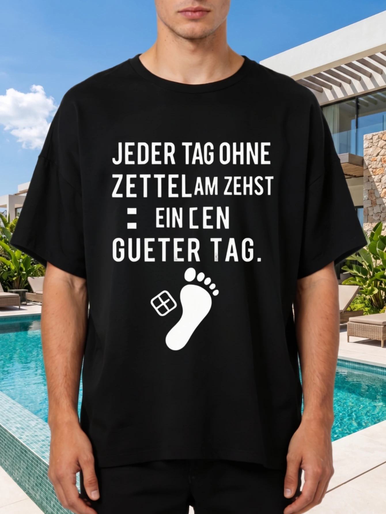 1 Stück 100% Baumwolle Jeder Tag Ohne Zettel O-Ausschnitt Kurzarm T-Shirt Bedruckt Übergröße Bequeme Freizeitkleidung, Maschinenwaschbar