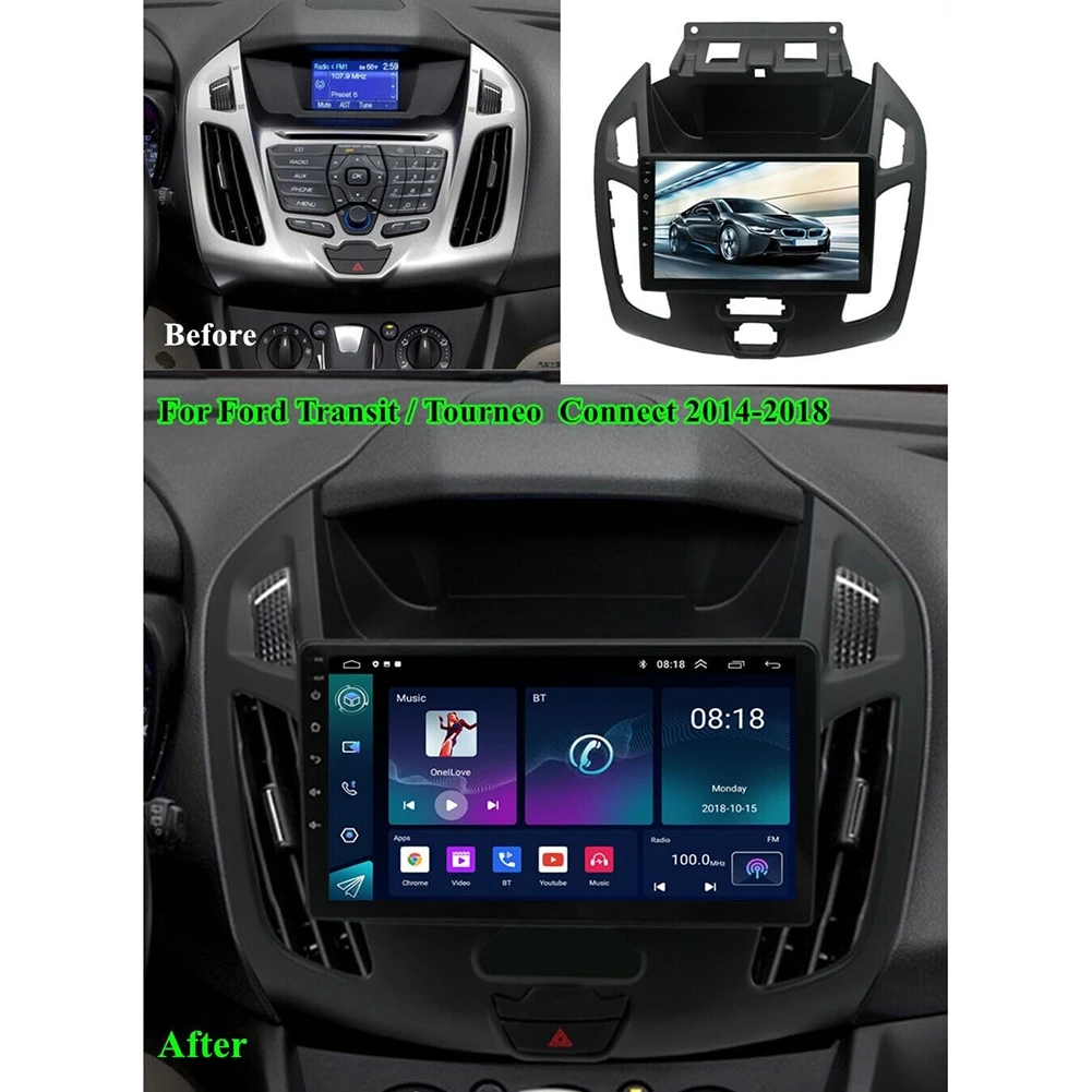 9Inch Car Stereo Radio Car-play GPS Navi Compatible for Ford Transit Connect 2014-2018 Android 13