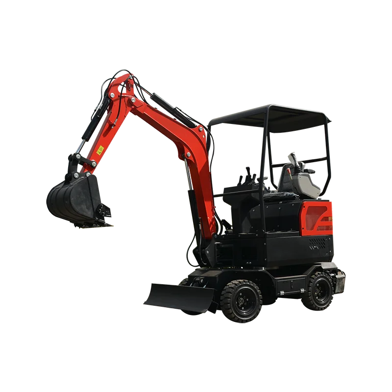 حفار صغير الحجم بعجلات 2.2 طن مع حفارة صغيرة دوارة 360 درجة #2