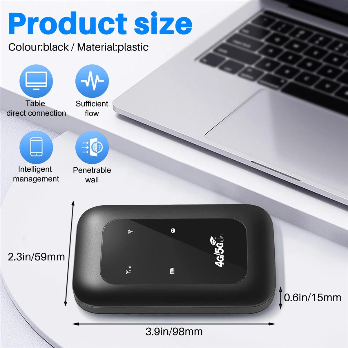 

Pocket Wifi Router 4G LTE Repeater Car Mobile Wifi Hotspot Wireless Broadband Mifi Modem Router 4G with Sim Card Slot