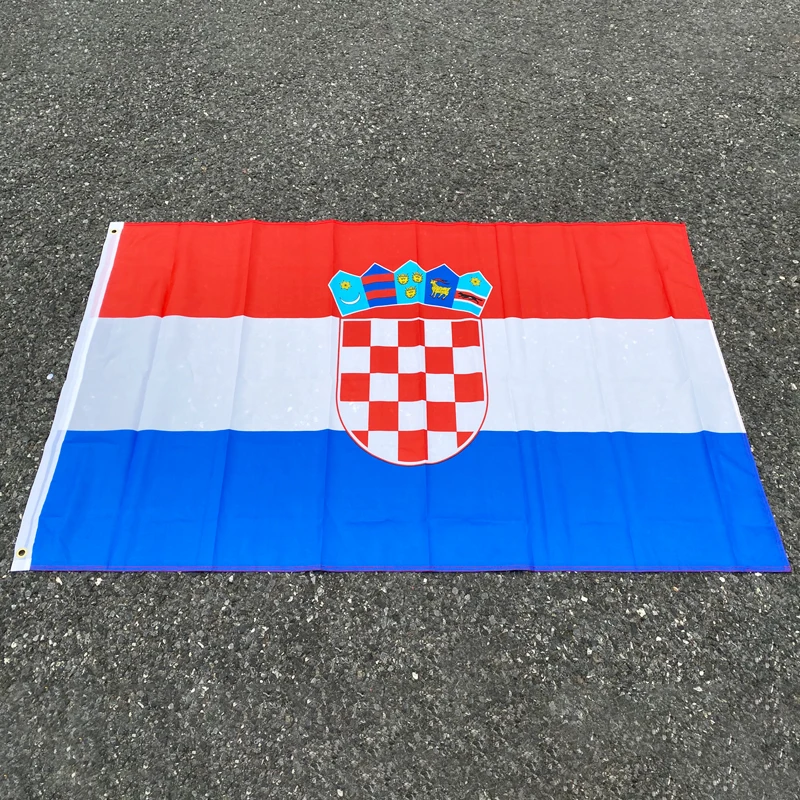 aerlxemrbrae flag   Croatia Flag NEW 90x150cm Croatian National Flag 100% Polyester 3x5ft Flag of Croatia