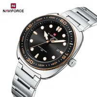 NAVIFORCE NF9250 Fashion Men's Sport Watches Luxury Stainless Steel Strap 30M Waterproof Date Display Quartz Wristwatch