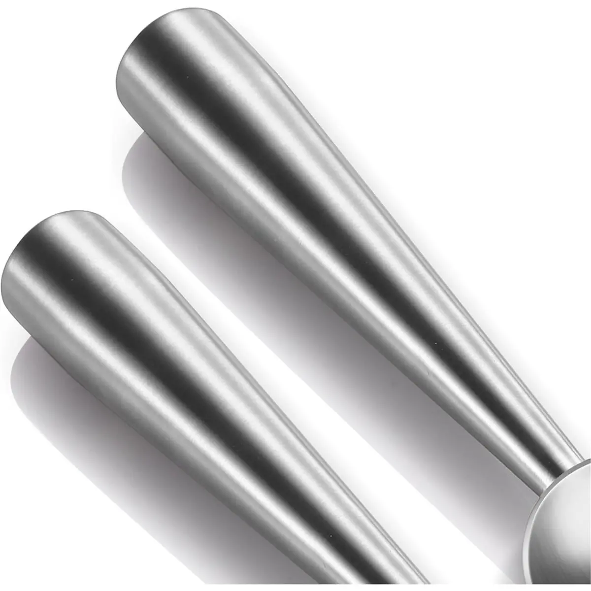 Ice Cream Scoop - Premium 304 Stainless Steel Ice Scooper, Non-Stick, Dishwasher Safe, Cookie Dough & Melon Balls