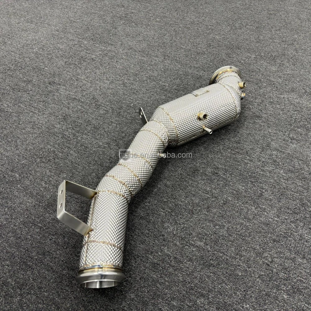 Auspuff-Downpipe für Mercedes Benz C43 2.0T W206 Edelstahl Hitzeschild Gerades Rohr Leistungs-Upgrade – Detail 7