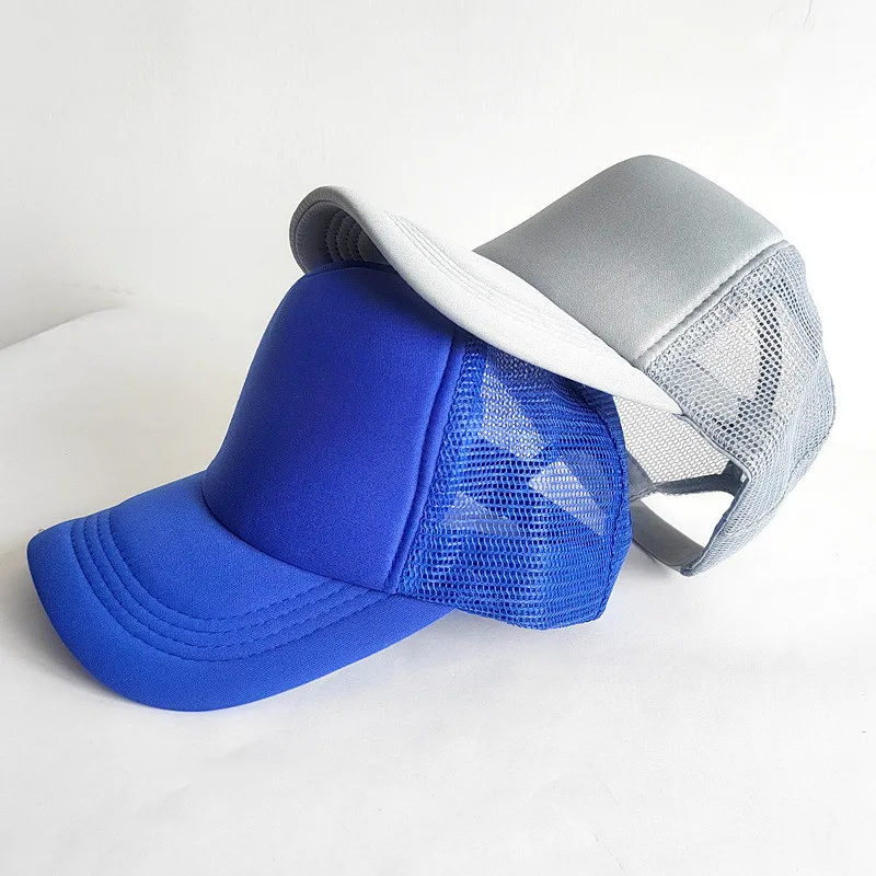 Herren Trucker Caps Schaumstoff Polyester Sport-Baseballmützen Belüftete Hüte für Erwachsene Männer Frauen Gorros – Detail 2