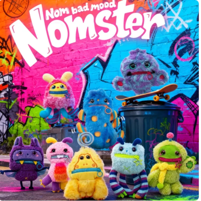 متوفر في المخزون الأصلي Nom Bad Mood صندوق أعمى يمكنه إنتاج قلادة صوتية دمى شخصية أنيمي جمع لعبة عطلة هدية #4