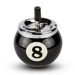 Ashtray Bar Home Billiards Unique Iron 8 Ball Ashtrays Home and daily necessities, office hotel gifts