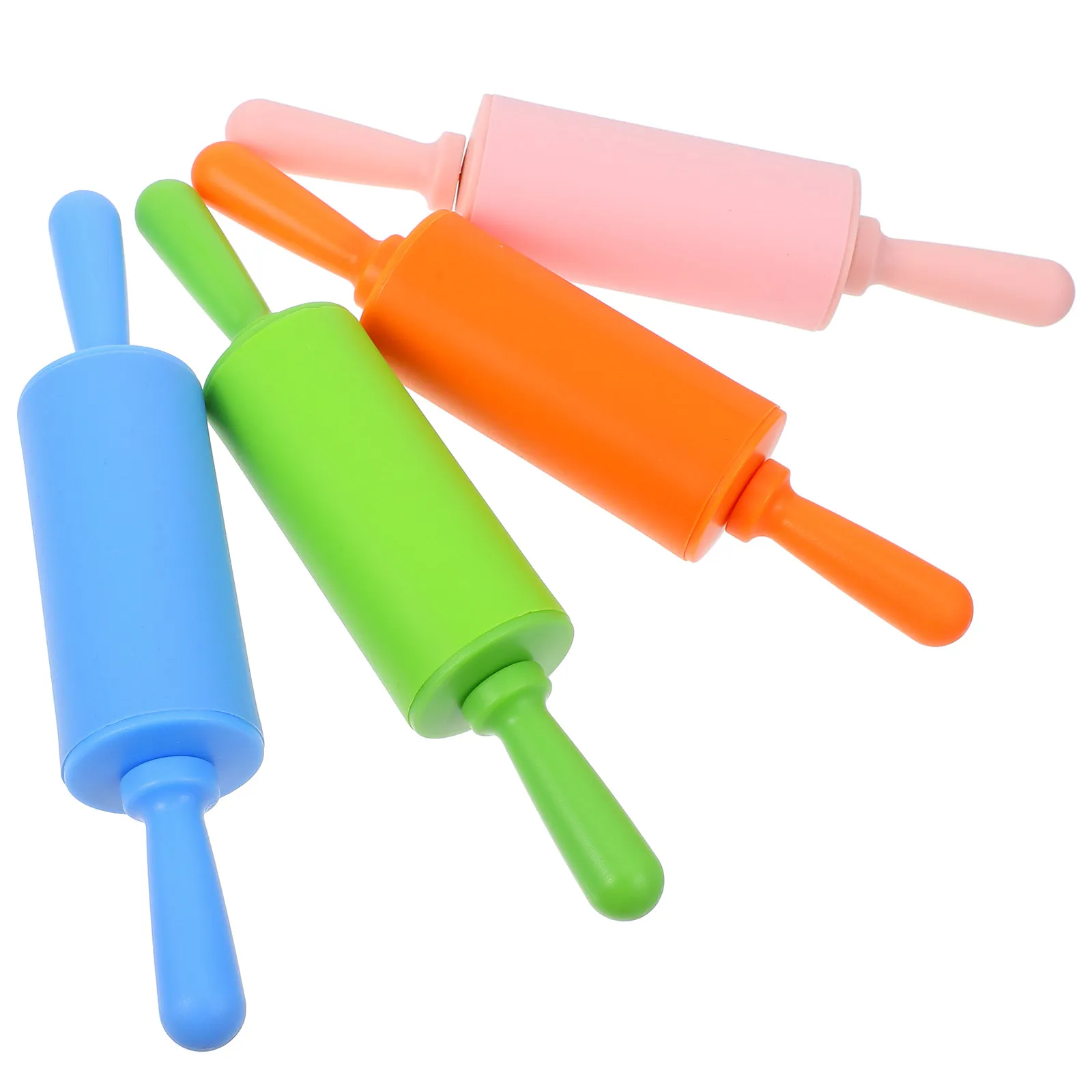 4Pcs Plasticine Rolling Pins Multicolor Kindergarten DIY Craft Supply Clay Rolling Pin Tool Plasticine Roller Pins