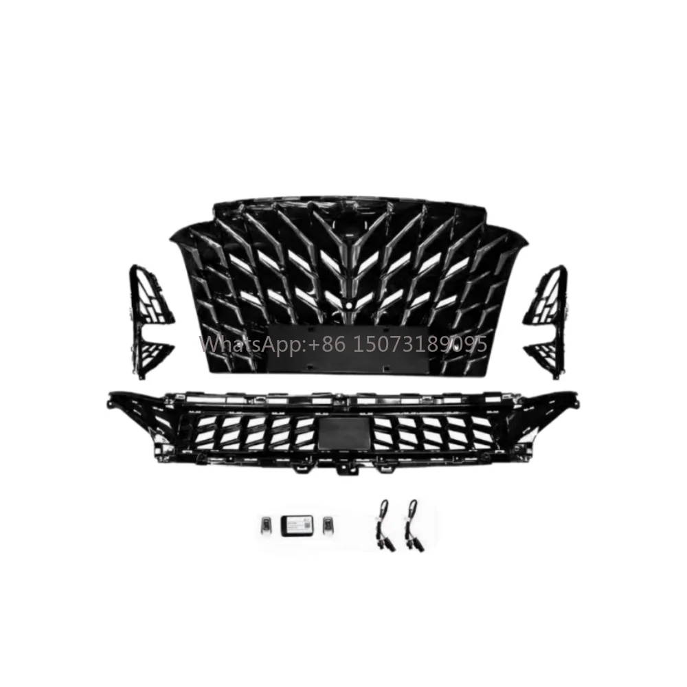 

Высококачественный комплект кузова, передний бампер, спортивная решетка, обновление для Denza D-9 2022 2023 2024 2025, автоматический внешний вид Facekit