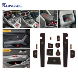 For Dacia Duster 3 2024 2025 Anti-Slip Door Gate Slot Pats Auto Interior Dacia Duster 3 Car Door Groove Mat Accessories