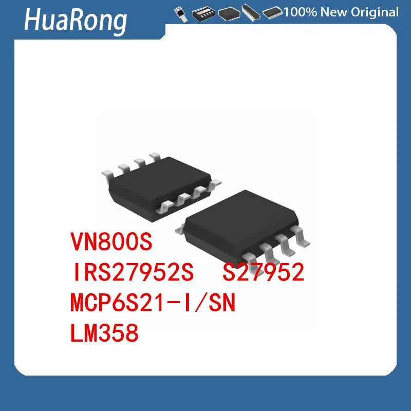 2Pcs/Lot   VN800S VN800S13TR SOP-8  IRS27952S  S27952    LM358 LM358M LM358DR LM358DT