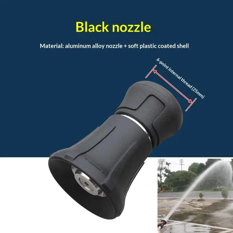 1Pcs 3/4 Inch Garden Hose High Pressure Irrigation Nozzle Durable ABS Material for Car Washing Flower Watering Yard Cleaning