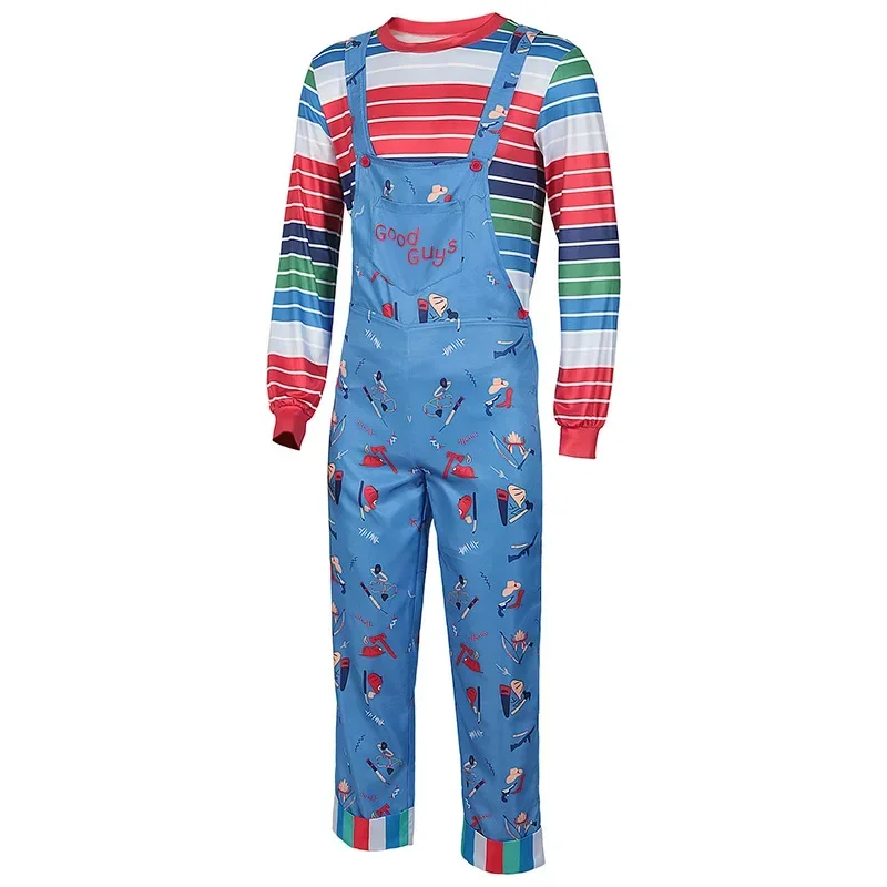 Disfraz de Seed of Chucky para hombre, disfraz de película de Halloween, traje de villano clásico de tamaño adulto para hombre