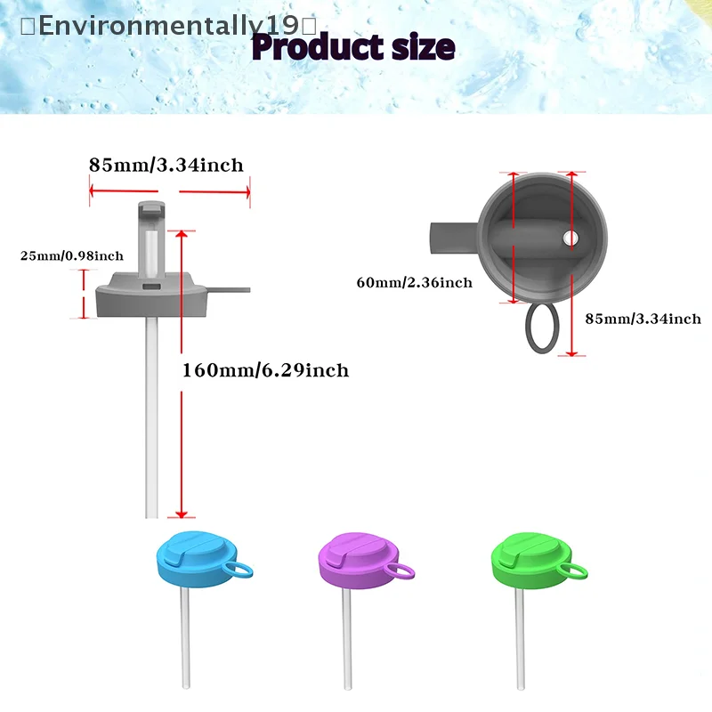 3 Color Soda Can Lids With Straw Soda Can Covers With Silicone Straw BPA-Free Reusable For Fits Standard For Canned Beverage